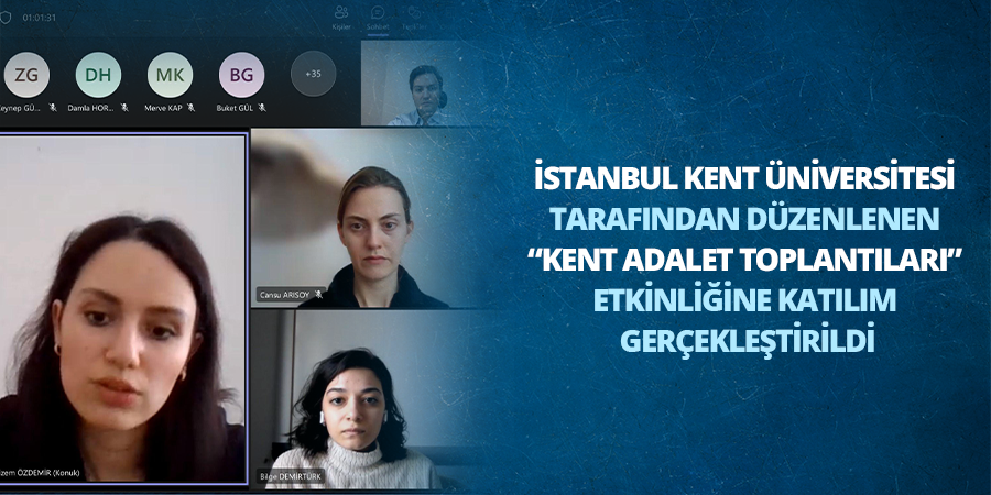 “Kent Adalet Toplantıları” Etkinliğinde Sunum Gerçekleştirildi