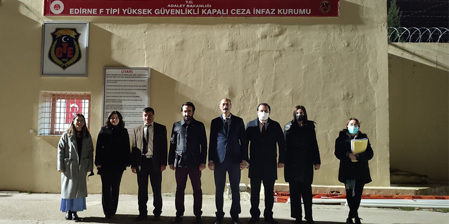 TİHEK Heyeti Edirne’de Habersiz Ziyaretler Gerçekleştirdi