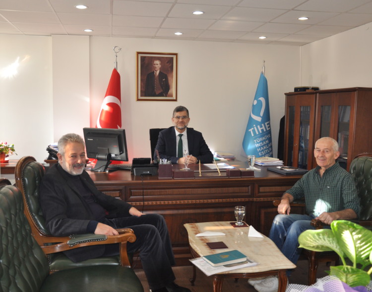Eski Başbakanlık İnsan Hakları Başkanı Mustafa Taşkesen TİHEK Başkanı Süleyman Arslan’ı Ziyaret Etti