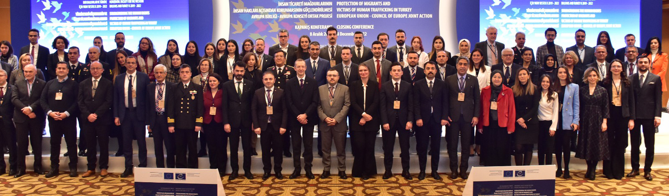 Türkiye’deki Göçmenler ve İnsan Ticareti Mağdurlarının İnsan Hakları Açısından Korunmasının Güçlendirilmesi Avrupa Birliği - Avrupa Konseyi Ortak Projesi Kapanış Konferansı