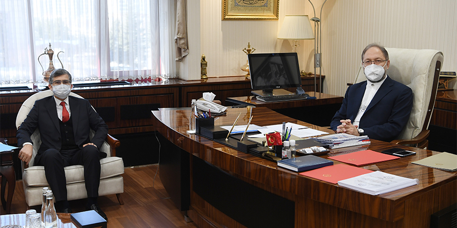 TİHEK Başkanı Süleyman Arslan, Diyanet İşleri Başkanı Prof. Dr. Ali Erbaş’ı Ziyaret Etti