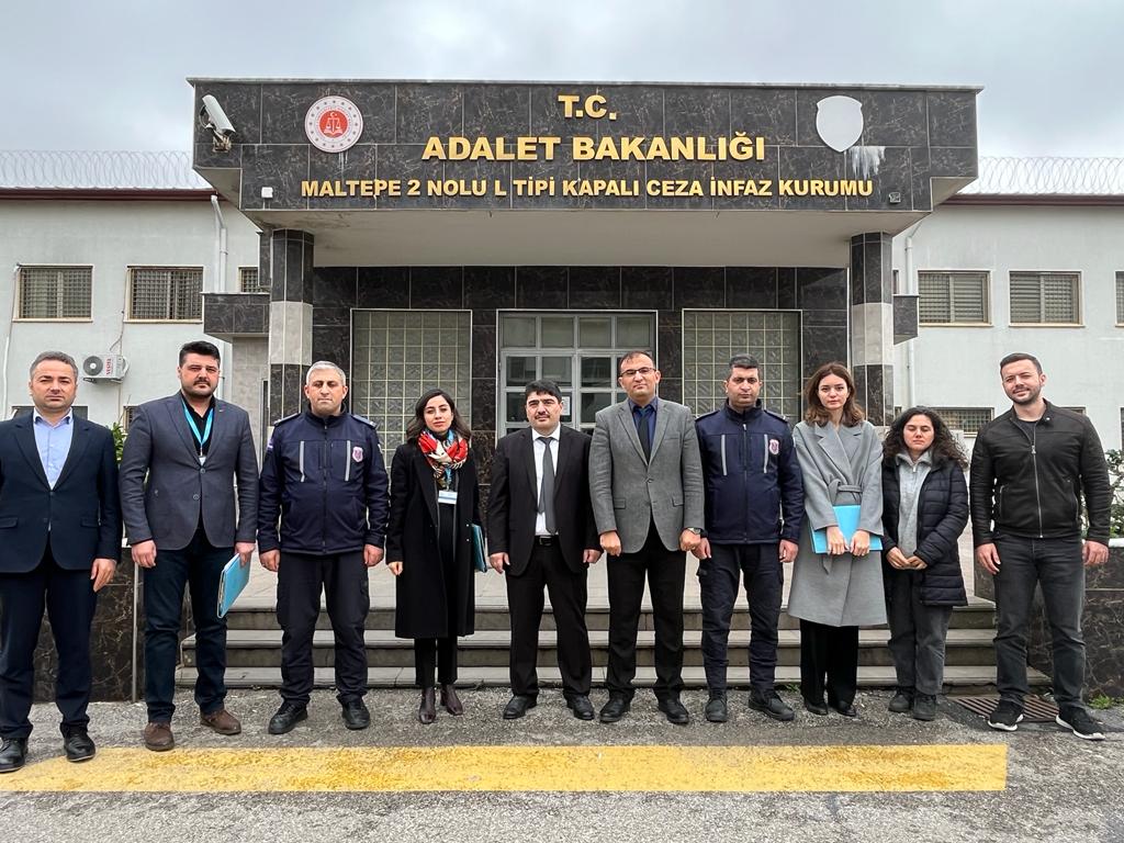 TİHEK Heyeti, Maltepe 2 Nolu L Tipi Kapalı Ceza İnfaz Kurumuna Habersiz Bir Ziyaret Gerçekleştirdi