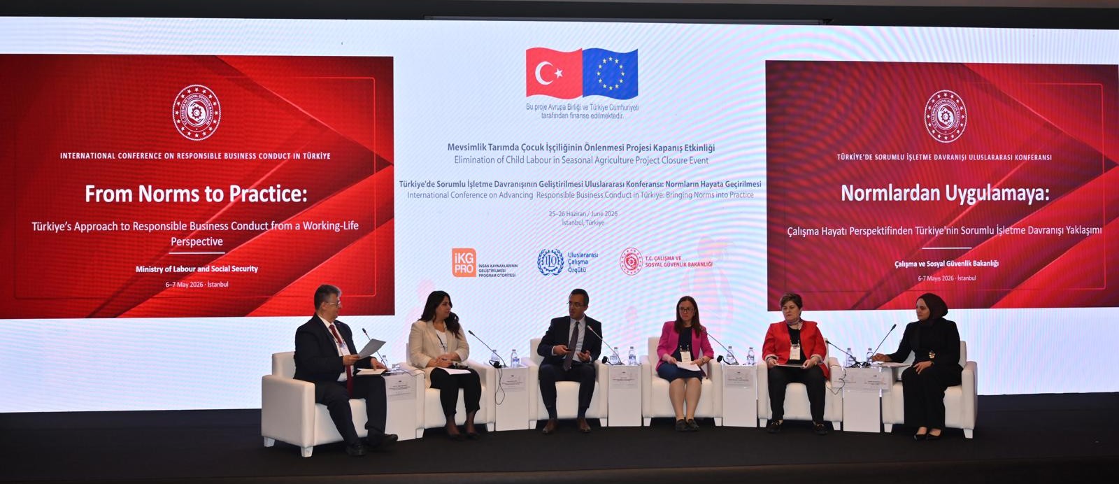 Türkiye’de Sorumlu İşletme Davranışının Geliştirilmesi Uluslararası Konferansına Katılım Sağlandı