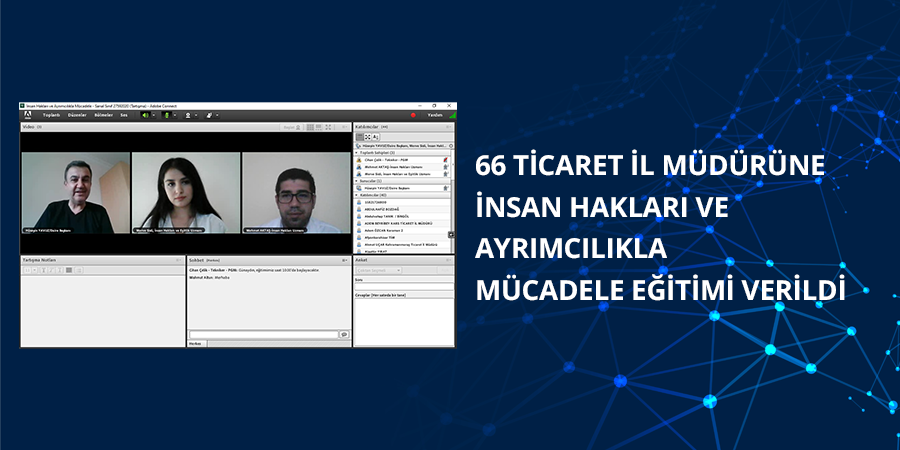 TİHEK'ten 66 Ticaret İl Müdürüne İnsan Hakları ve Ayrımcılıkla Mücadele Eğitimi