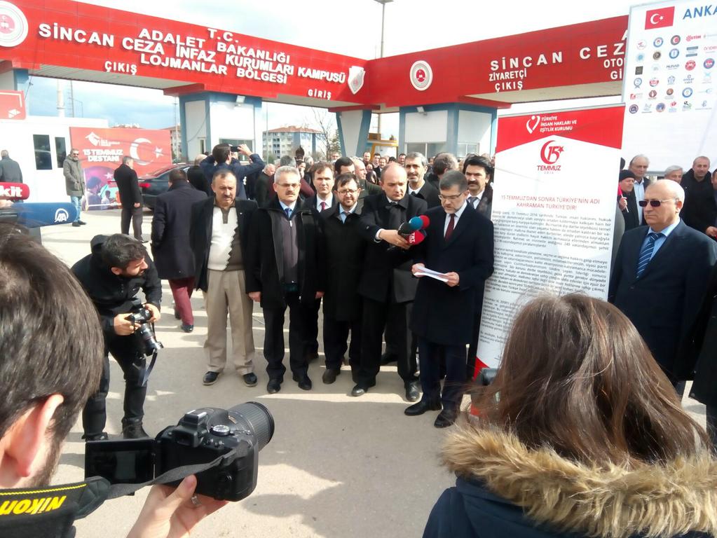 TİHEK Başkanı Süleyman Arslan ve Kurul Üyelerimiz 15 Temmuz Darbe Girişimi Davasını İzledi