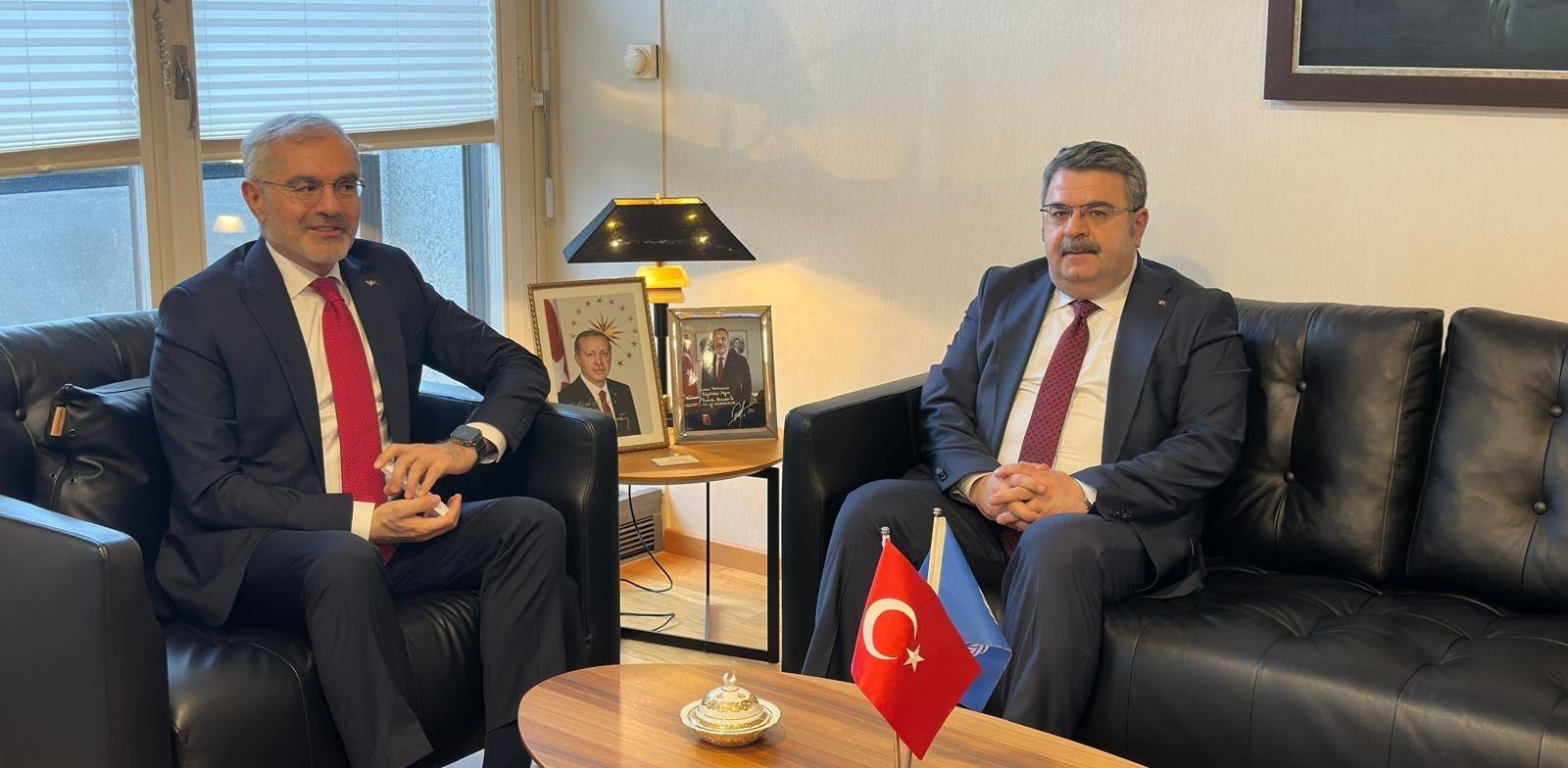 TİHEK İkinci Başkanı Carti, Birleşmiş Milletler Cenevre Nezdinde Daimî Temsilcisi Büyükelçi Burak Akçapar ile Görüşme Gerçekleştirdi