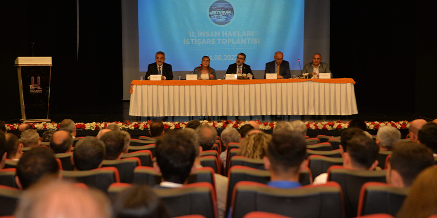 Erzurum'da İl İnsan Hakları İstişare Toplantısı Gerçekleştirildi