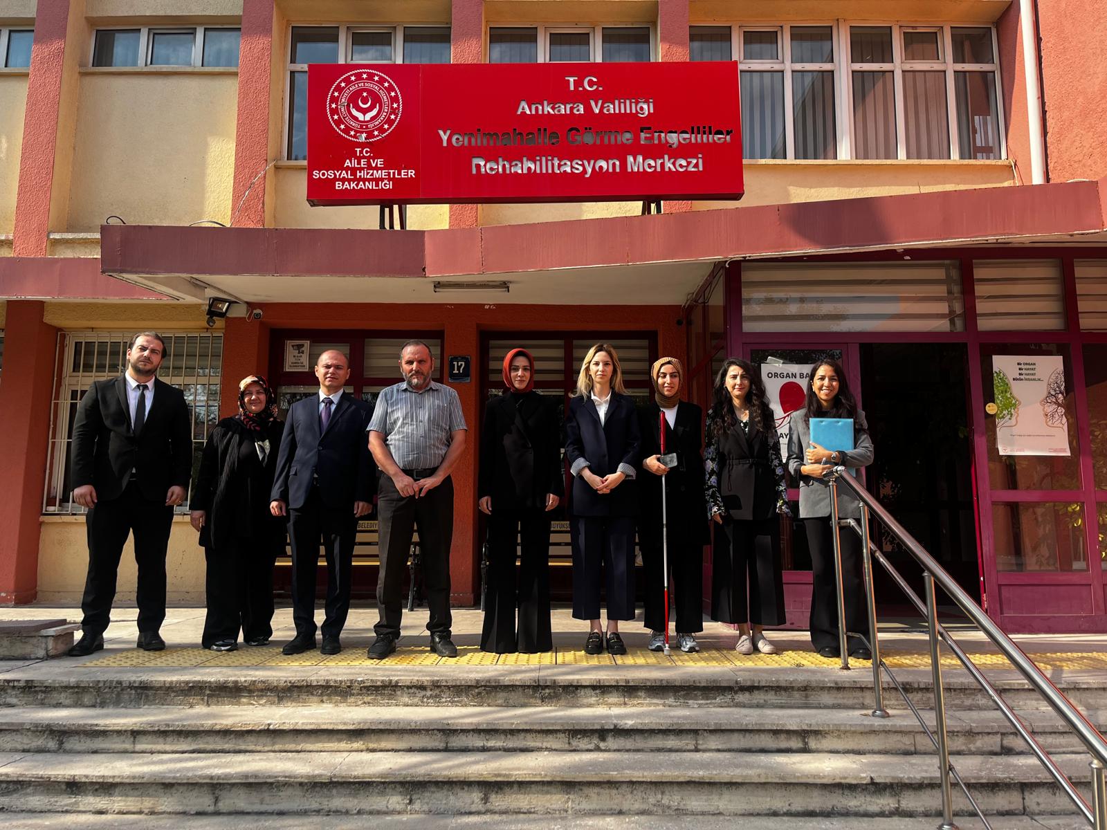 Ankara Yenimahalle Görme Engelliler Rehabilitasyon Merkezine Habersiz Ziyaret