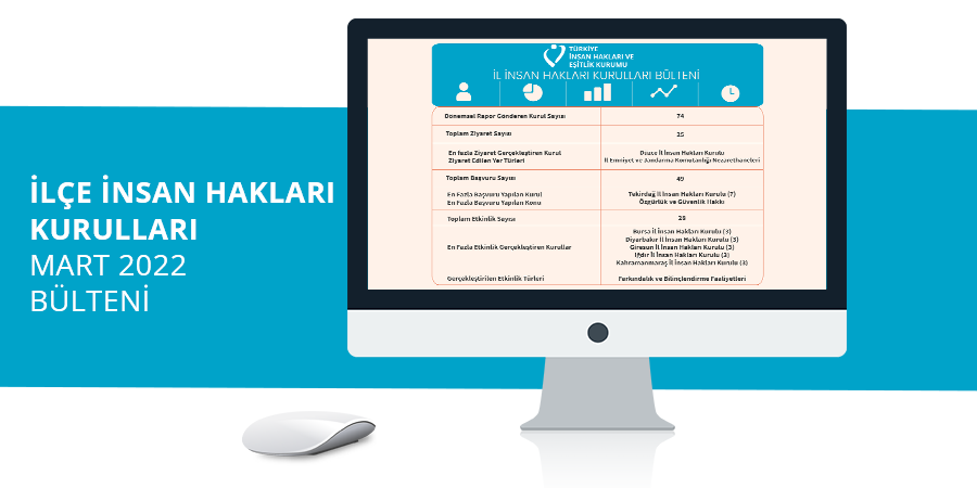 İlçe İnsan Hakları Kurulları 2022 Yılı Mart Ayı Bülteni