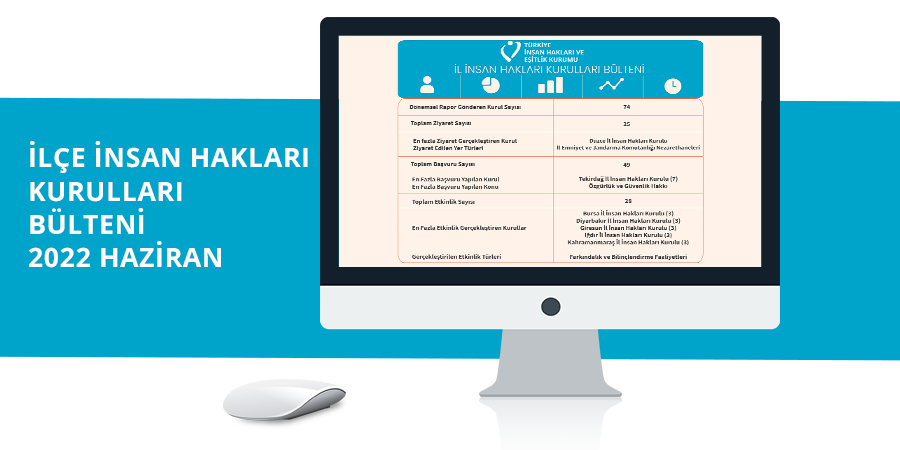 İlçe İnsan Hakları Kurulları 2022 Haziran Bülteni