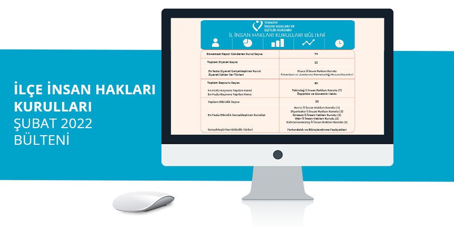 İlçe İnsan Hakları Kurulları 2022 Yılı Şubat Ayı Bülteni