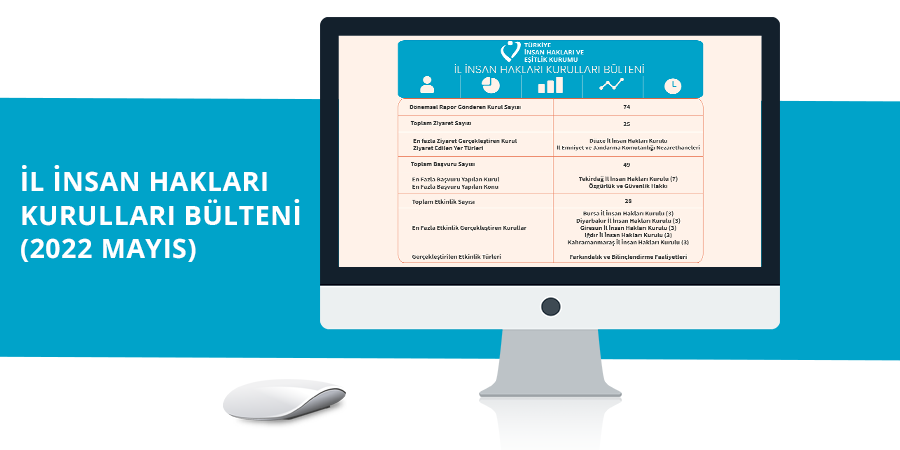 İl İnsan Hakları Kurulları 2022 Yılı Mayıs Ayı Bülteni