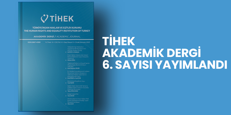 Akademik Dergi 6. Sayısı Yayımlandı