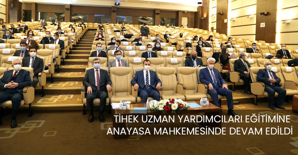 Uzman Yardımcısı Eğitimlerine Anayasa Mahkemesinde Devam Edildi