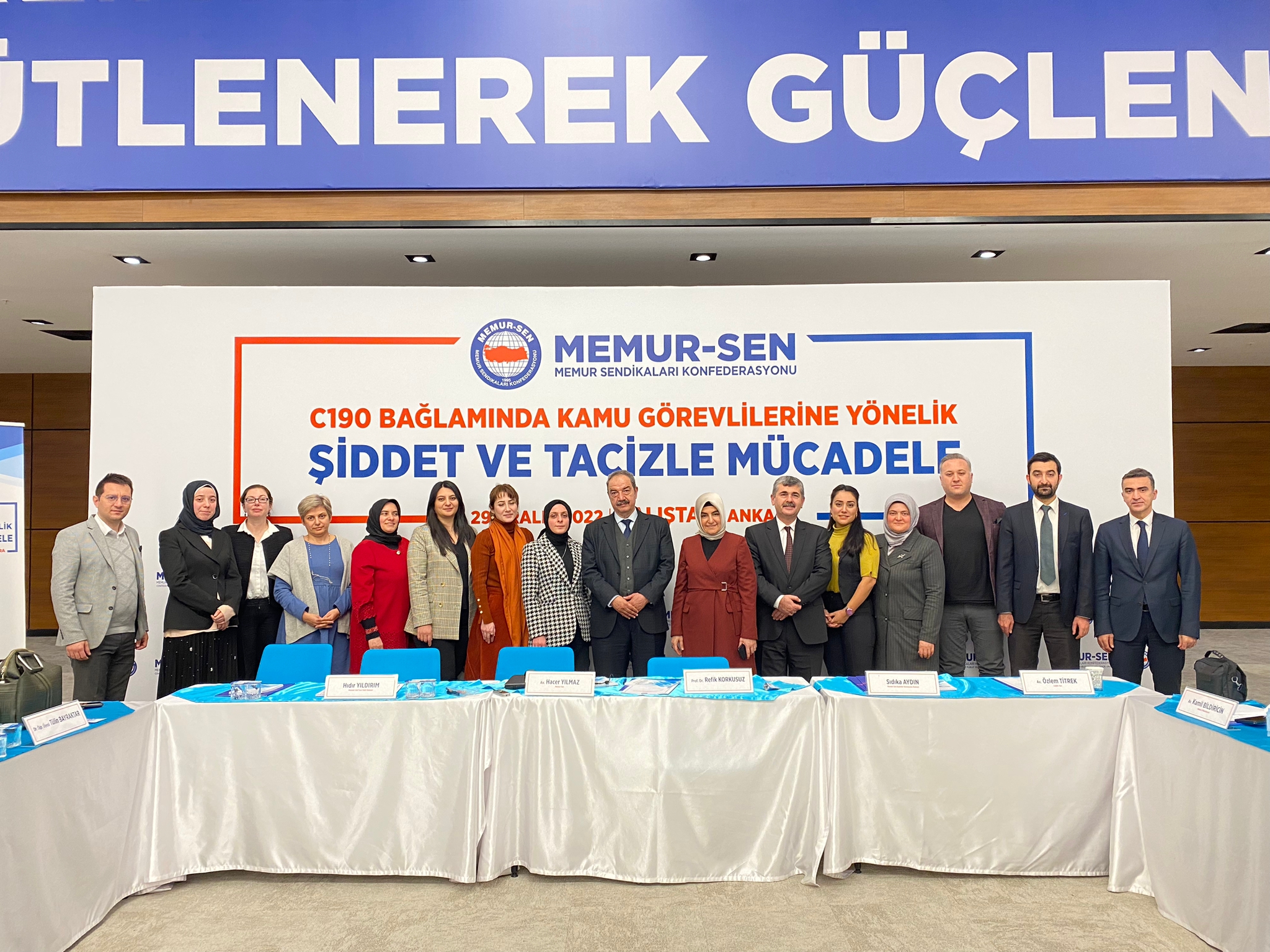 C190 Bağlamında Kamu Görevlilerine Yönelik Şiddet ve Tacizle Mücadele Çalıştayına Katılım Sağlandı