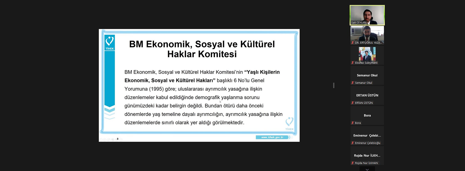 Üsküdar Üniversitesinde İnsan Hakları Bağlamında Yaşlılık Olgusu ve Yaşlı Hakları Konulu Bilgilendirme Konferansı Gerçekleştirildi