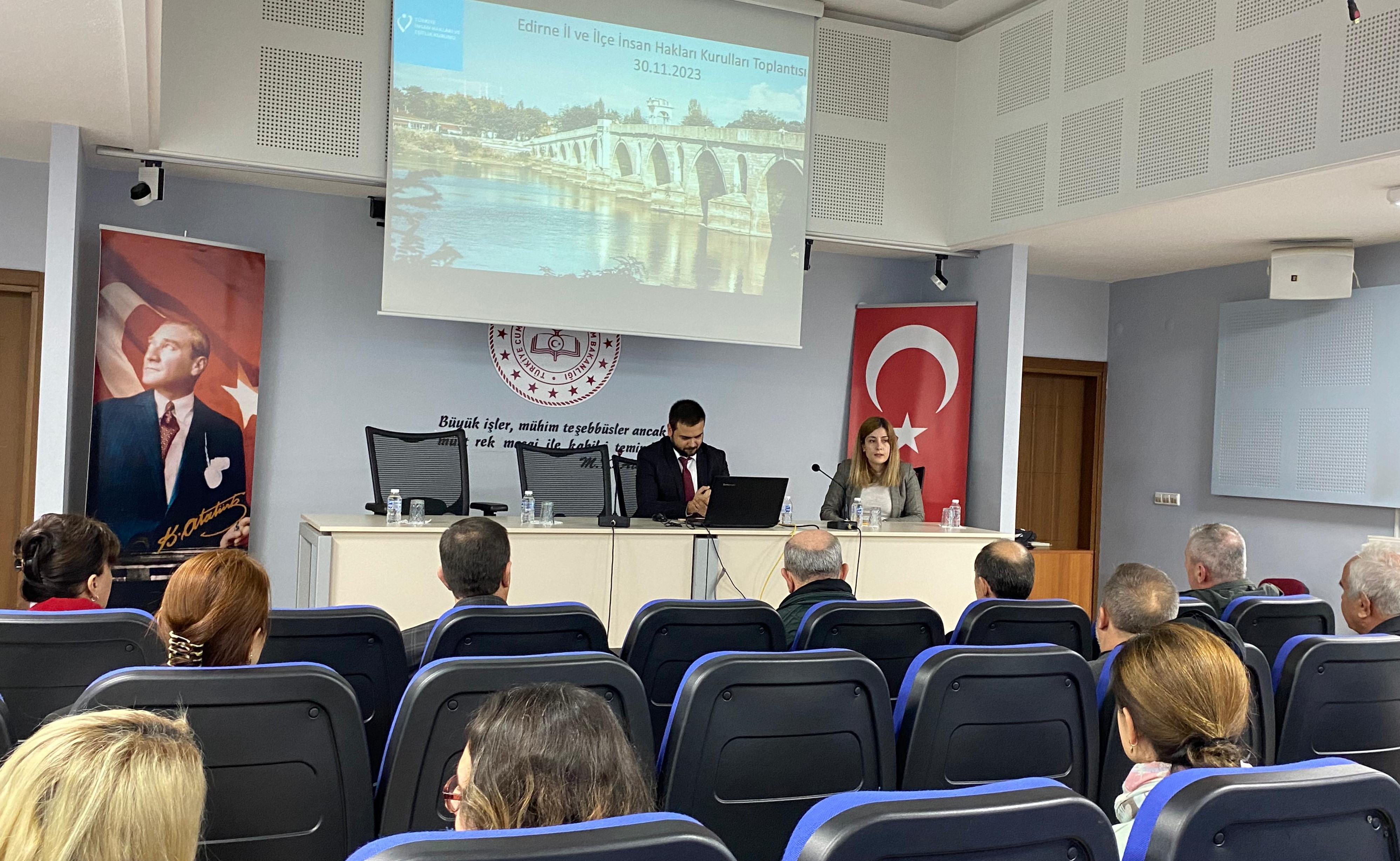 Edirne İl ve İlçe İnsan Hakları Kurulları Üyeleri ile Toplantı Gerçekleştirildi