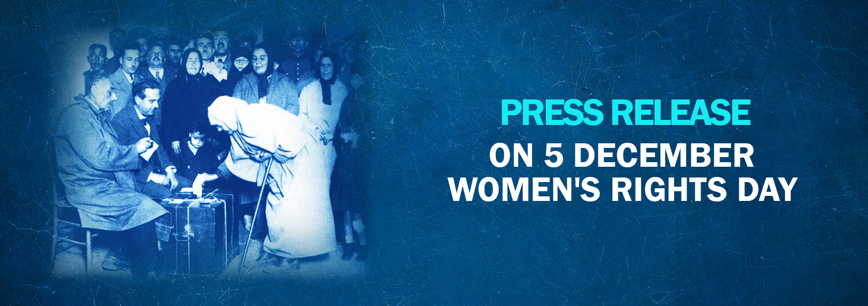 Press Release on 5 December Women's Rights Day
