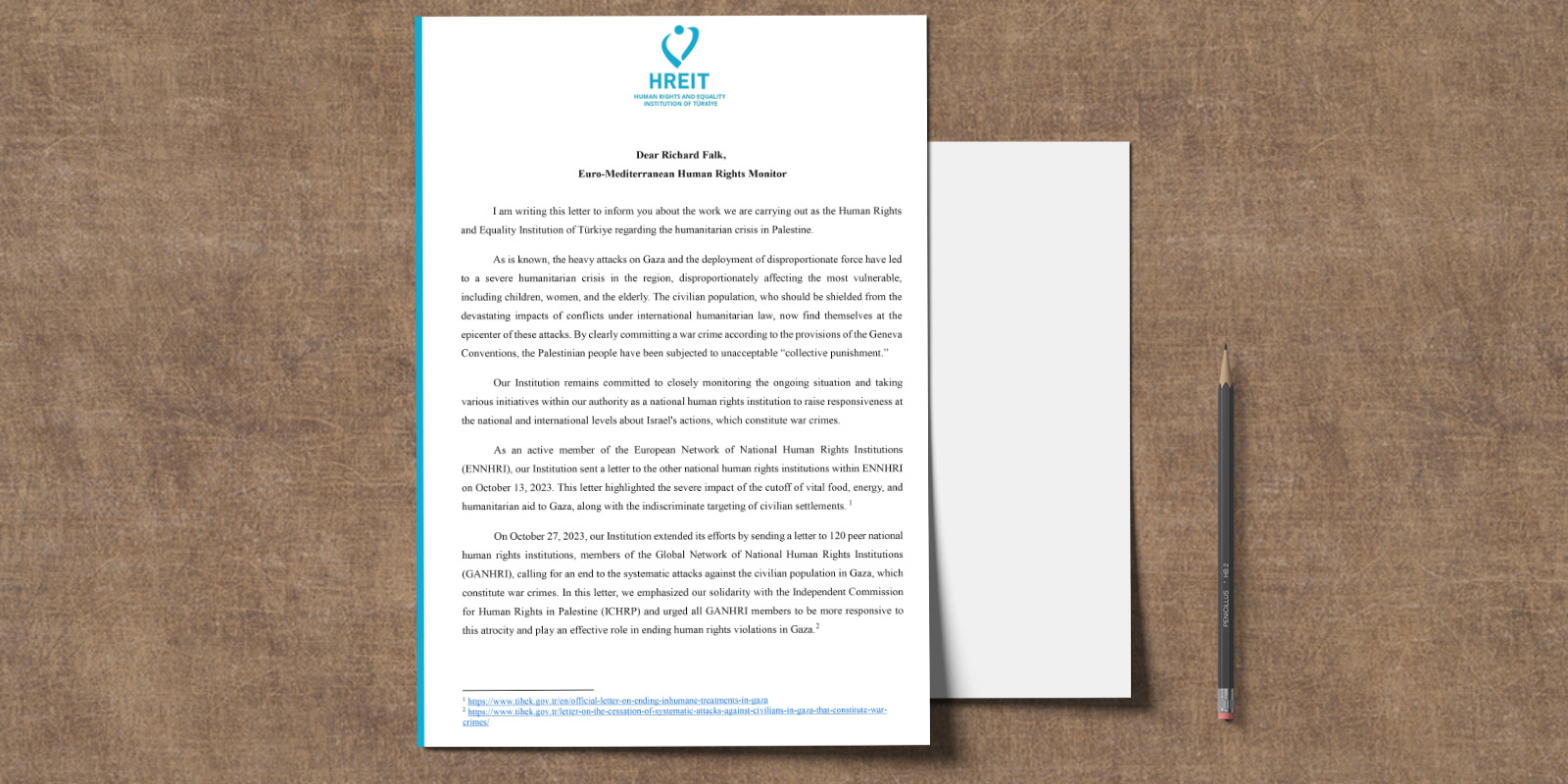 Letter Sent to Euro-Mediterranean Human Rights Monitor