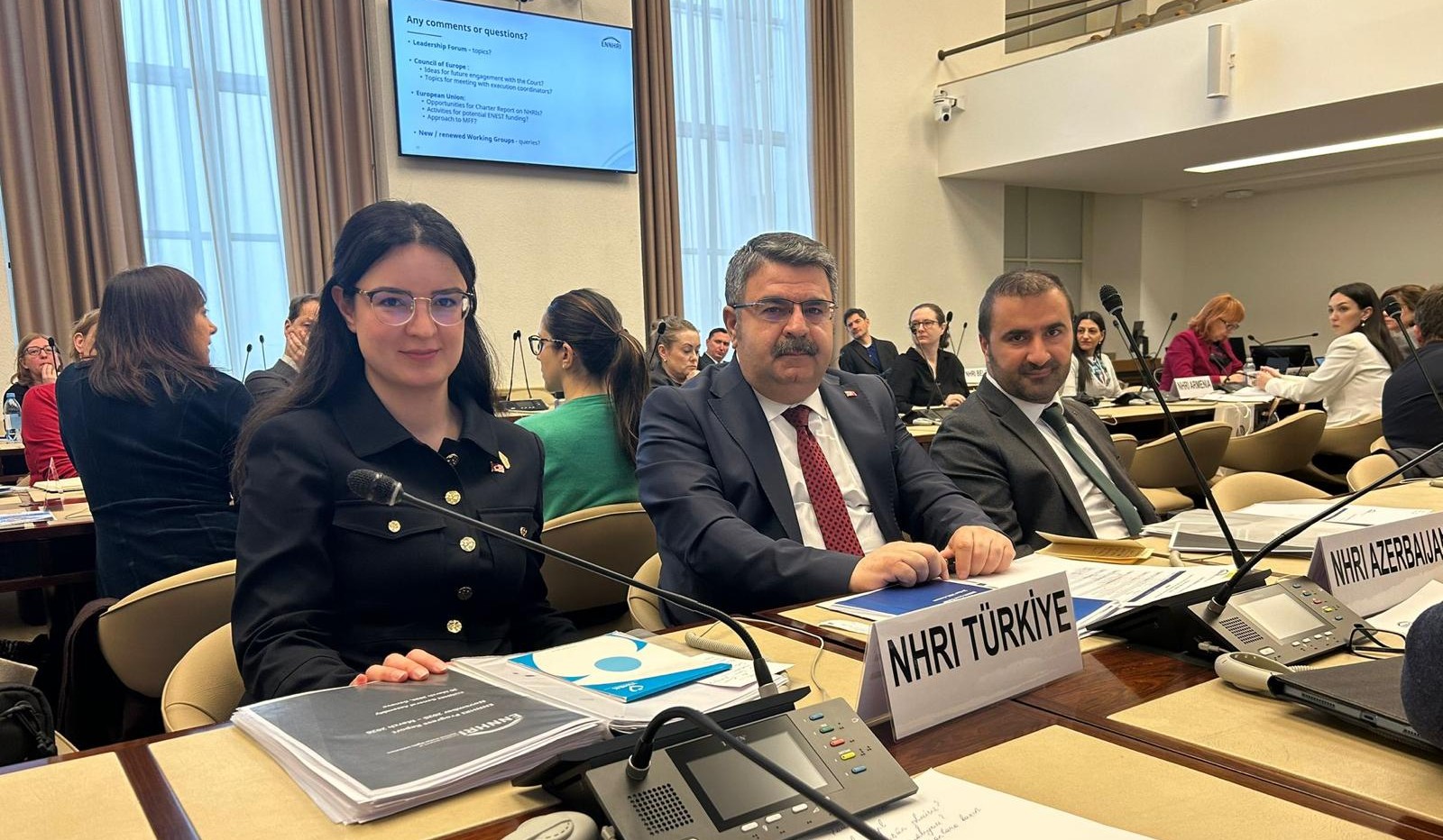 TİHEK İkinci Başkanı Carti, Ulusal İnsan Hakları Kurumları Avrupa Ağı (ENNHRI) Genel Kurulu’na Katıldı