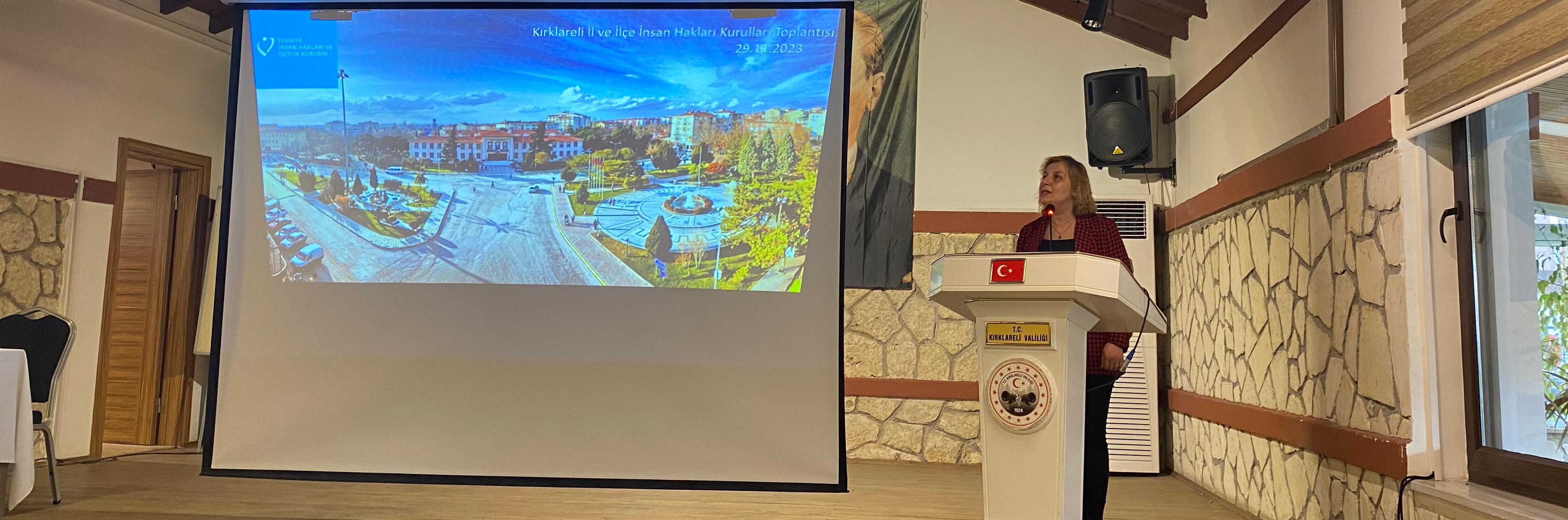 Kırklareli İl ve İlçe İnsan Hakları Kurulları Üyeleri ile Toplantı Gerçekleştirildi