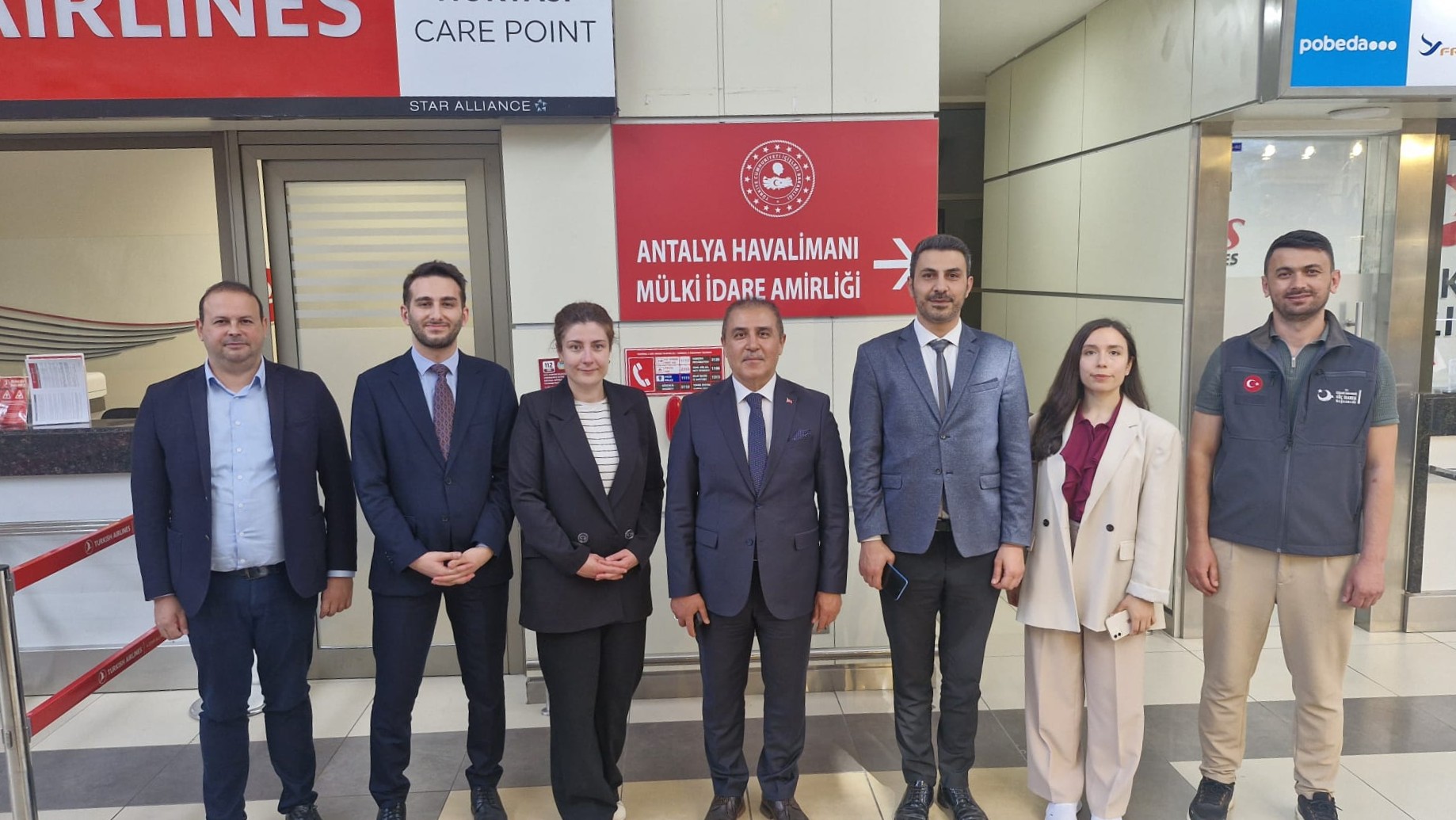 TİHEK Heyeti Antalya Havalimanı Transit Geçiş Merkezinde İncelemelerde Bulundu