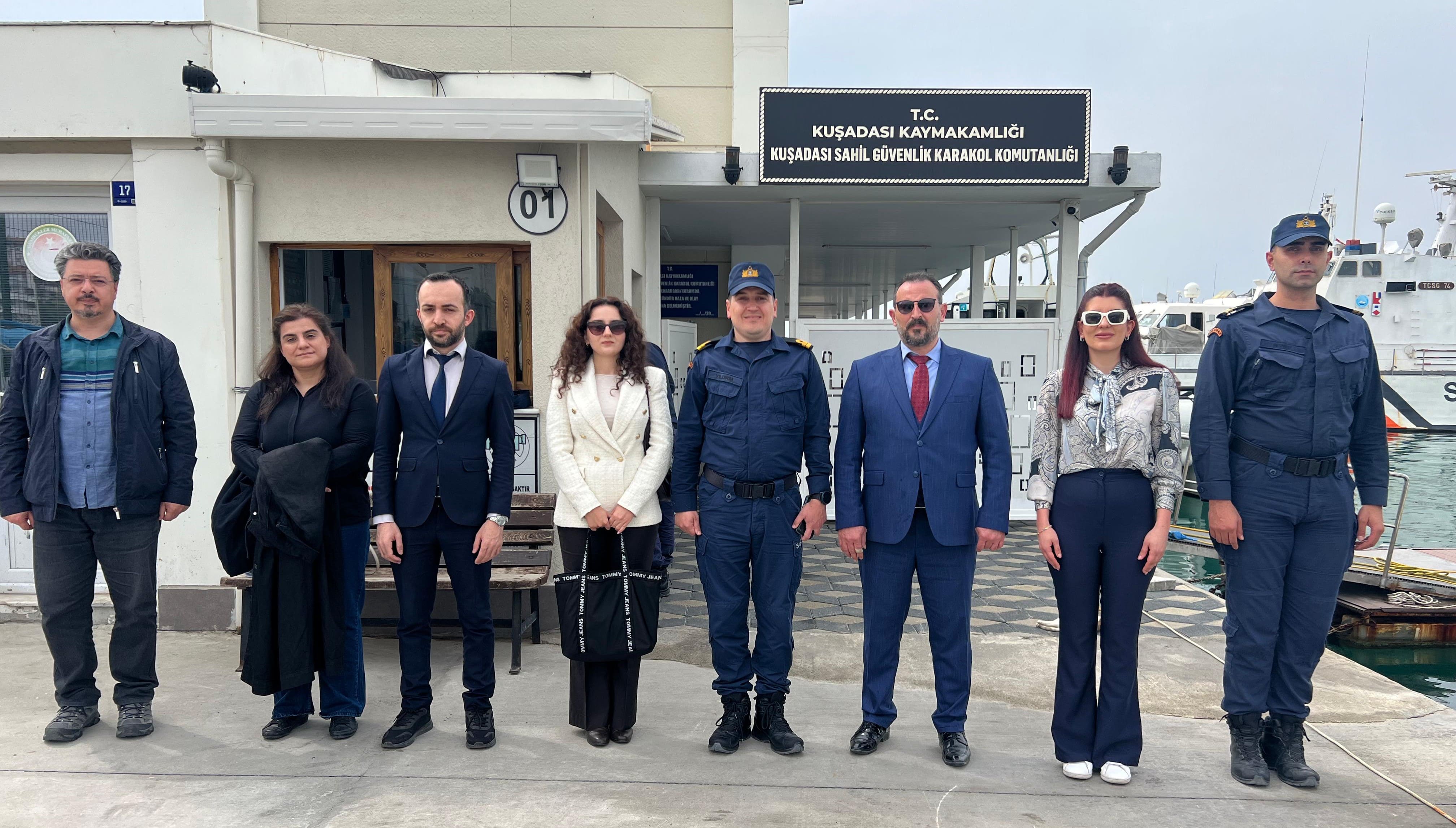 Kuşadası Sahil Güvenlik Karakol Komutanlığına Habersiz Takip Ziyareti