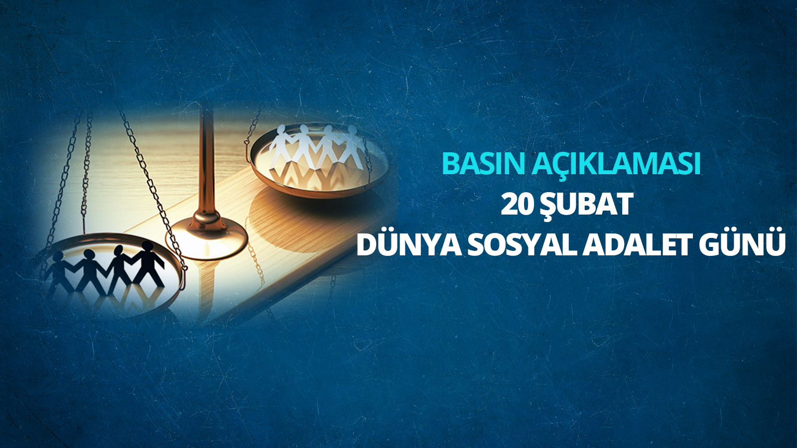 20 Şubat Dünya Sosyal Adalet Günü Basın Açıklaması