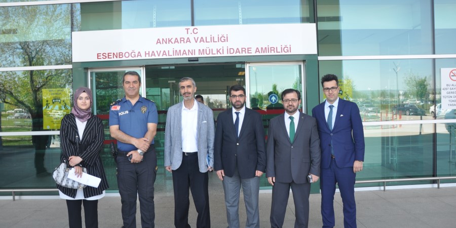 HREIT Delegation Made Inspections in Esenboğa Airport