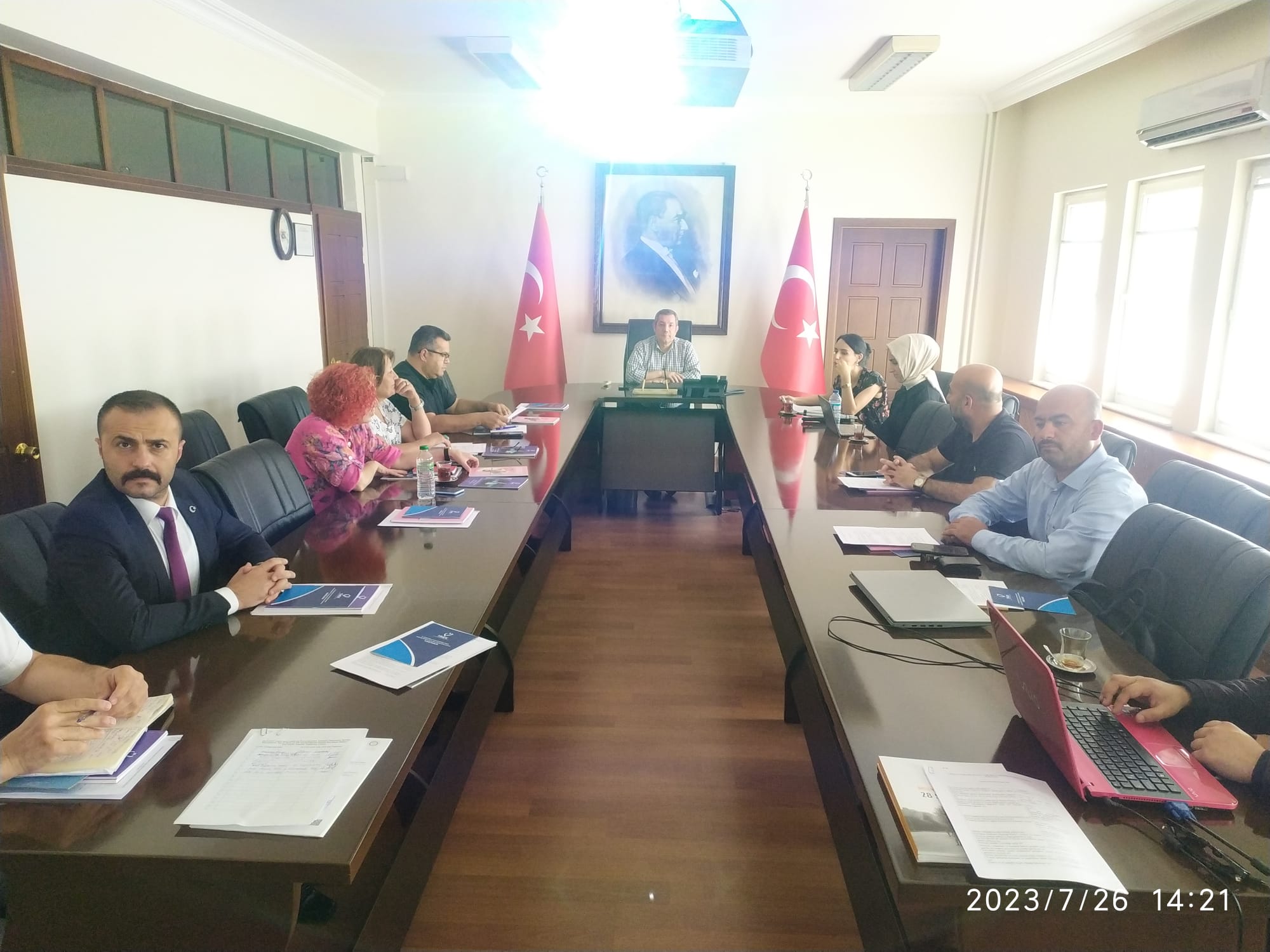 Polatlı İlçe İnsan Hakları Üyeleriyle Toplantı Gerçekleştirildi