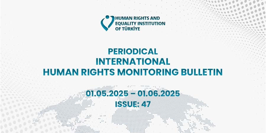 Periodical International Human Rights Monitoring Bulletin (01.05.2025 - 01.06.2025)
