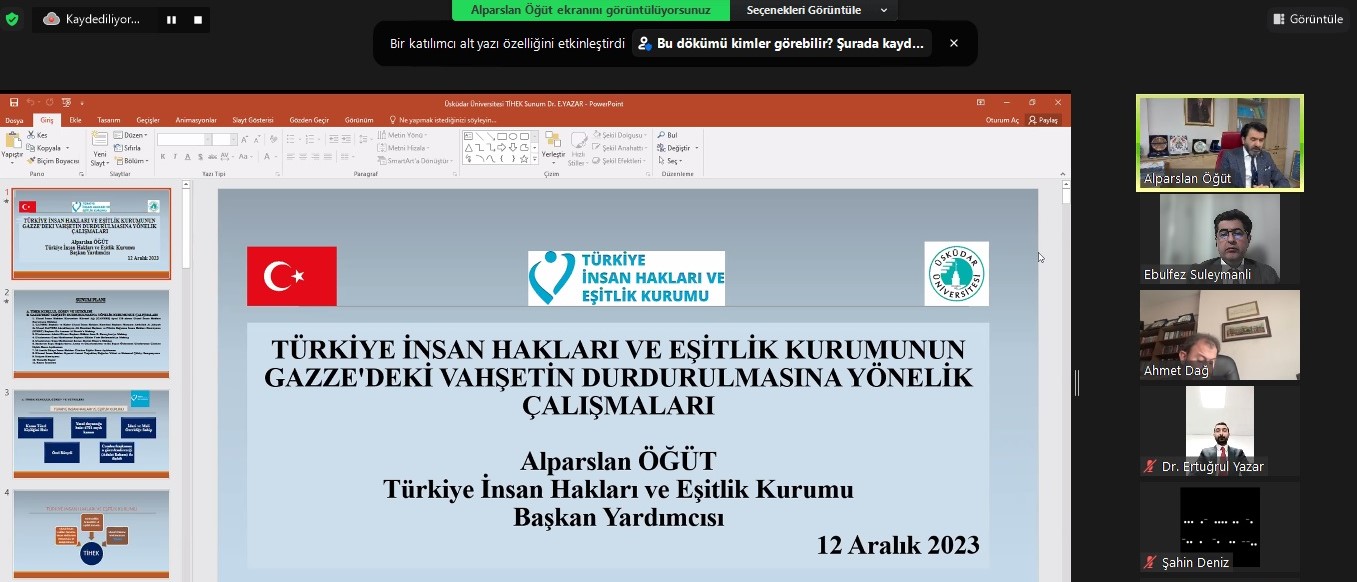 “Güncel İnsan Hakları Sorunları” Temalı Konferans Gerçekleştirildi