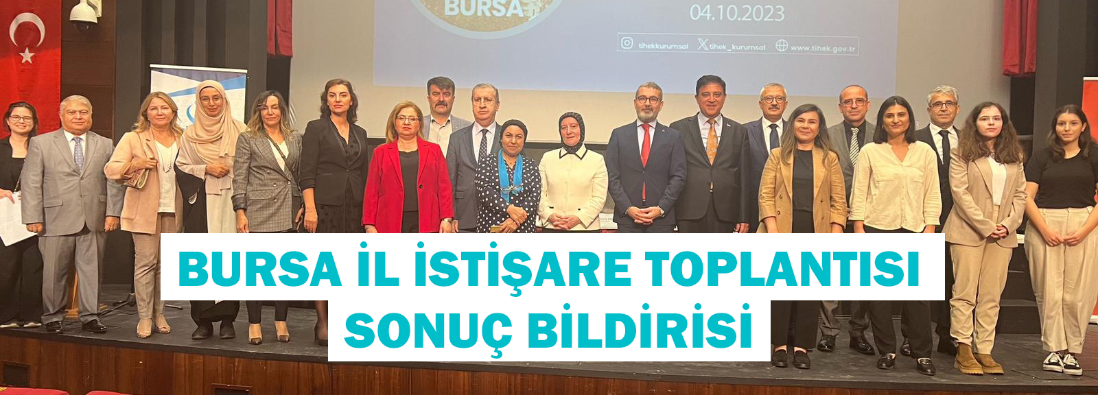 Bursa İl İstişare Toplantısı Sonuç Bildirisi