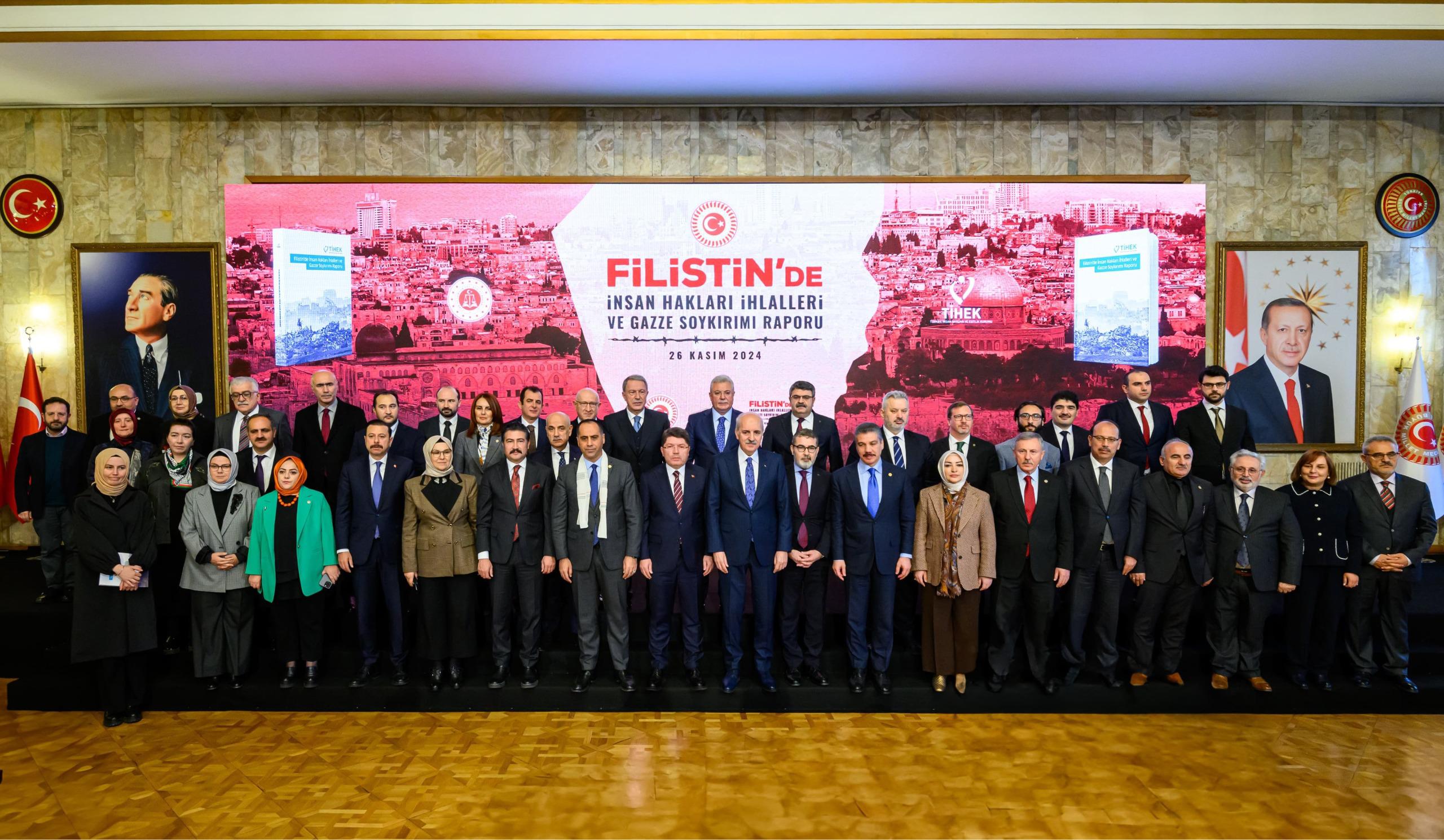 Türkiye Büyük Millet Meclisinde “Filistin’de İnsan Hakları İhlalleri ve Gazze Soykırımı Raporu” Tanıtım Programı Gerçekleştirildi