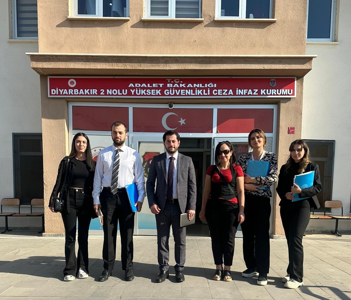 TİHEK Heyeti,Diyarbakır 2 Nolu Yüksek Güvenlikli Kapalı Ceza İnfaz Kurumuna Habersiz Bir Ziyaret Gerçekleştirdi