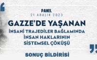 Gazze’de Yaşanan İnsani Trajediler Bağlamında İnsan Haklarının Sistemsel Çöküşü Paneli  Sonuç Bildirisi
