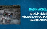 İsrail’in Filistin’deki Mülteci Kamplarına Düzenlediği Saldırılar Hakkında Basın Açıklaması