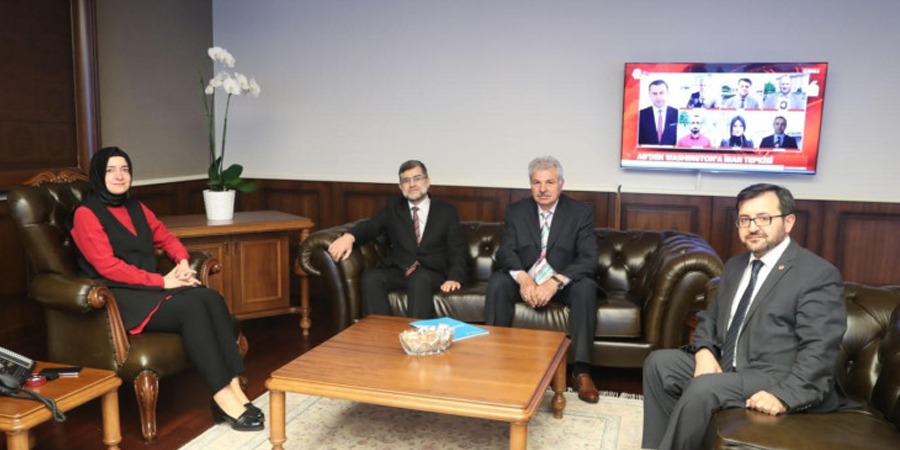 Aile ve Sosyal Politikalar Bakanı Fatma Betül Sayan Kaya'ya Ziyaret