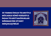 30 Temmuz İnsan Ticaretiyle Mücadele Günü Vesilesiyle İnsan Ticareti Mağdurları Sığınmaevine Ziyaret Gerçekleştirildi