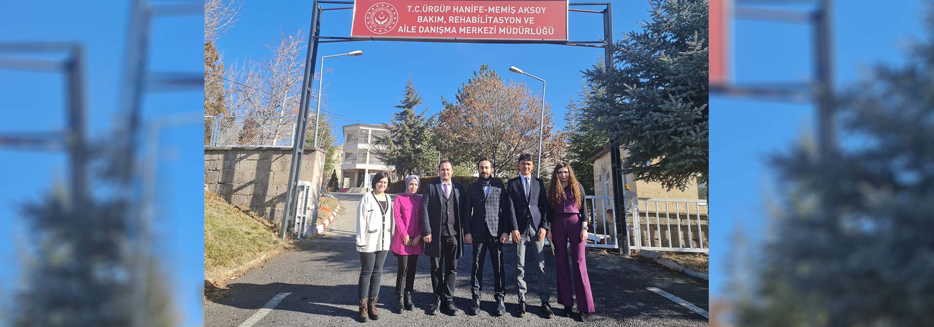 Ürgüp Hanife - Memiş Aksoy Bakım, Rehabilitasyon ve Aile Danışma Merkezine Habersiz Ziyaret