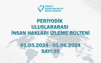 Periyodik Uluslararası İnsan Hakları İzleme Bülteni (01.05.2024 - 01.06.2024)