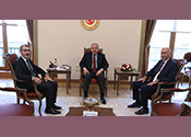 Kurumumuzdan TBMM Başkanı Prof. Dr. Mustafa Şentop'a Ziyaret