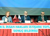 Bartın İl İnsan Hakları İstişare Toplantısı Sonuç Bildirisi Yayımlandı