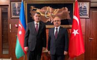 TİHEK Başkanı Vasip Şahin Türkiye Cumhuriyeti’nin Azerbaycan Cumhuriyeti nezdindeki Büyükelçisi Prof. Dr. Birol Akgün ile Bir Araya Geldi