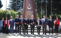 HREIT President Vasip Şahin and the Accompanying Delegation Visited Martyrs' Cemeteries in Baku
