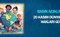 Dünya Çocuk Hakları Günü Basın Açıklaması