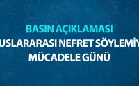 Uluslararası Nefret Söylemiyle Mücadele Günü  Basın Açıklaması