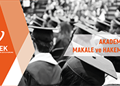Akademik Dergi Makale ve Hakem Çağrısı Duyurusu Sayı:11