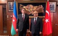 HREIT President Vasip Şahin Came Together with Ambassador of the Republic of Türkiye to the Republic of Azerbaijan Prof. Dr. Birol Akgün