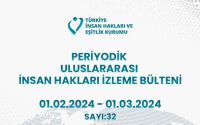 Periyodik Uluslararası İnsan Hakları İzleme Bülteni (01.02.2024 - 01.03.2024)